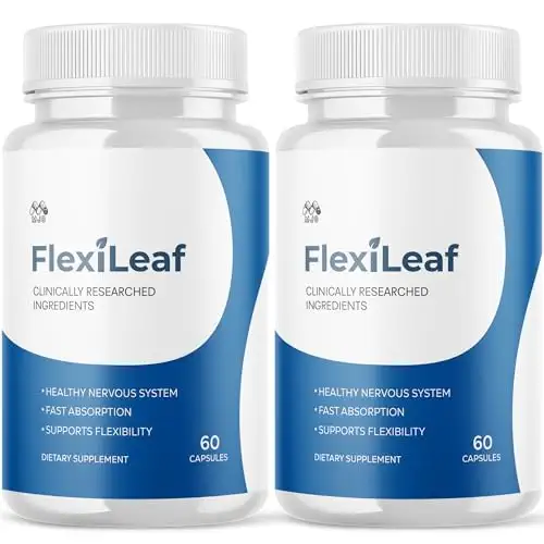 flexileaf Cognitive & Nerve Support Supplement Bottle